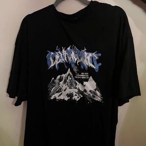 Black graphic tee from shein size L